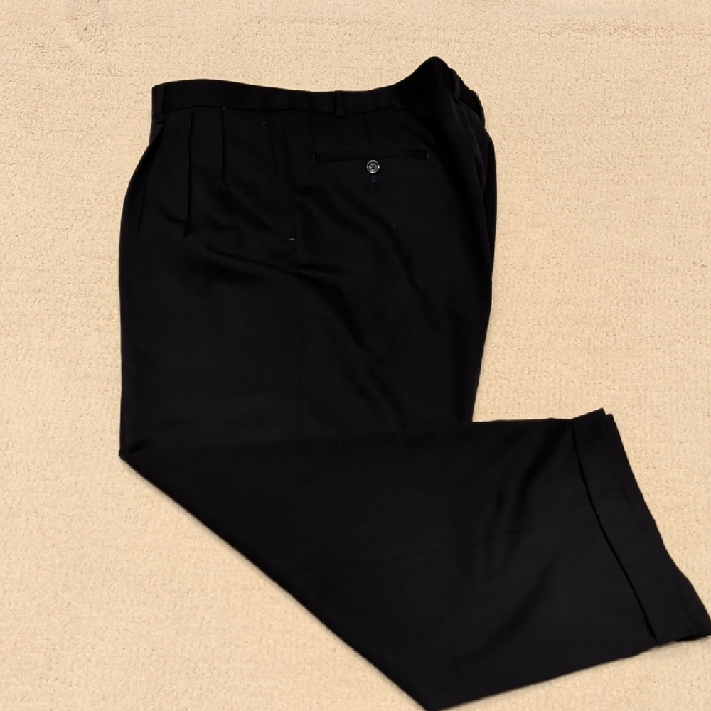 Pronto Uomo Classic Black Dress Pants
